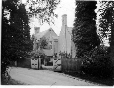 The current vicarage was built in the garden